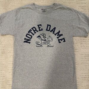 Champion Gray Notre Dame T-Shirt